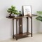 Vintage Chinese Style Console Table Sofa Side Table Entryway Table Bamboo Shelf